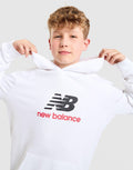 NEWBALANCE FELPA BOX LOGO GARZATA White