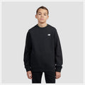 NEWBALANCE FELPA GIRO MINI LOGO GARZATA Black