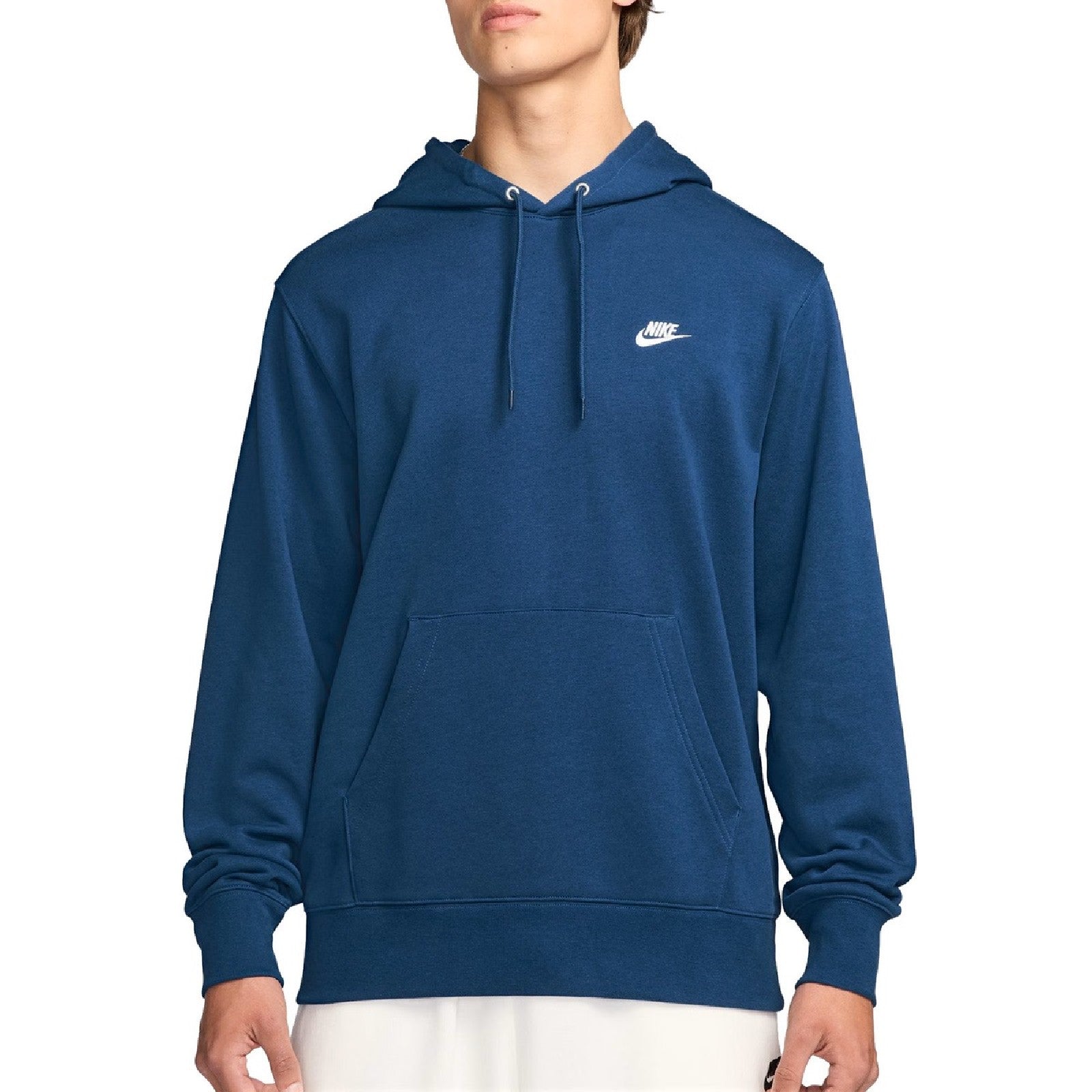 Nike FELPA CAPPUCCIO COTONE Blue