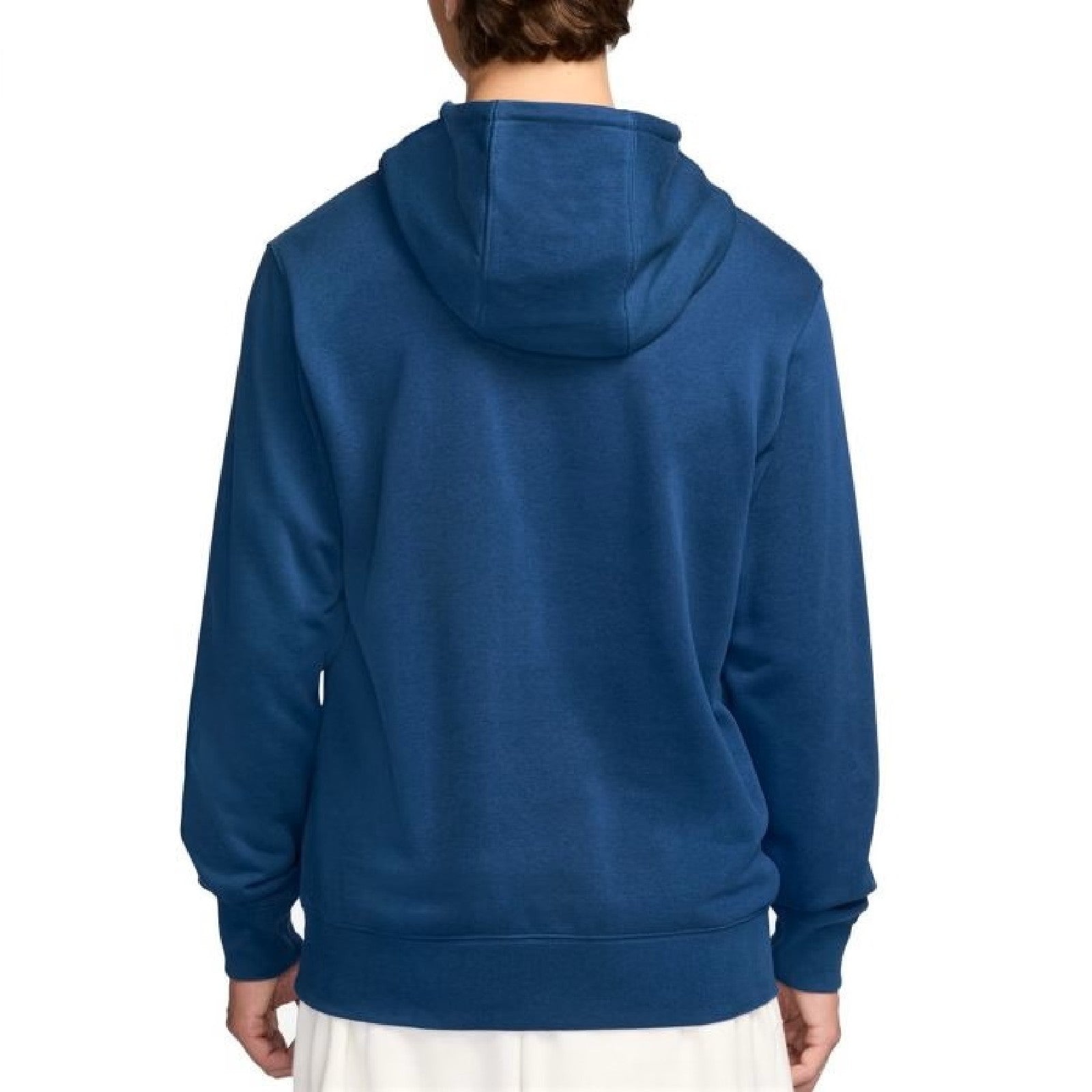 Nike FELPA CAPPUCCIO COTONE Blue