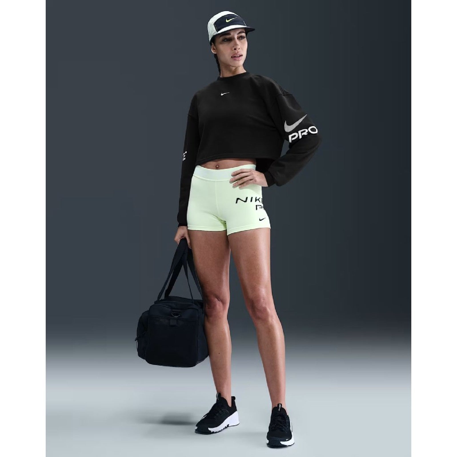Nike FELPA GIRO NIKE PRO Black