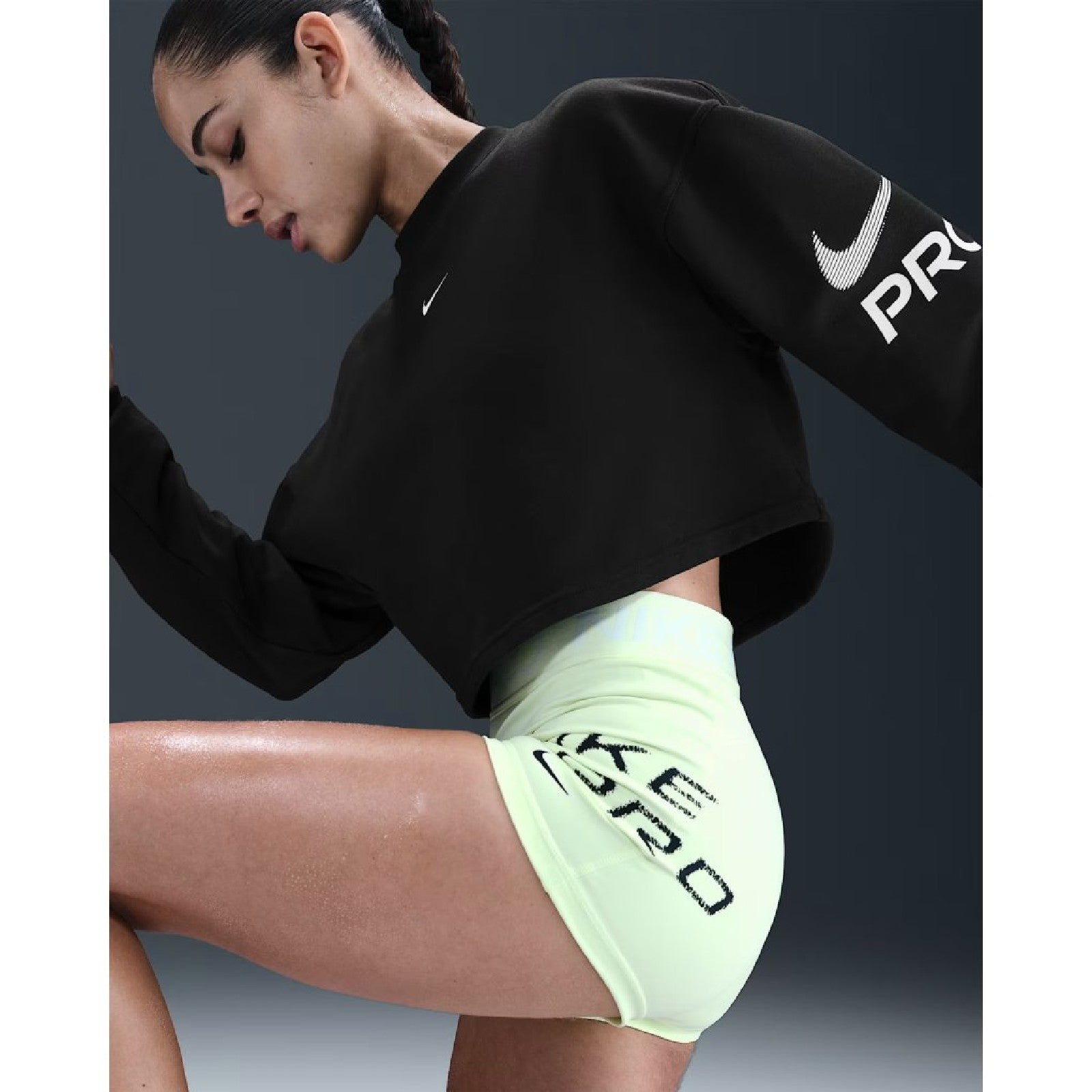 Nike FELPA GIRO NIKE PRO Black