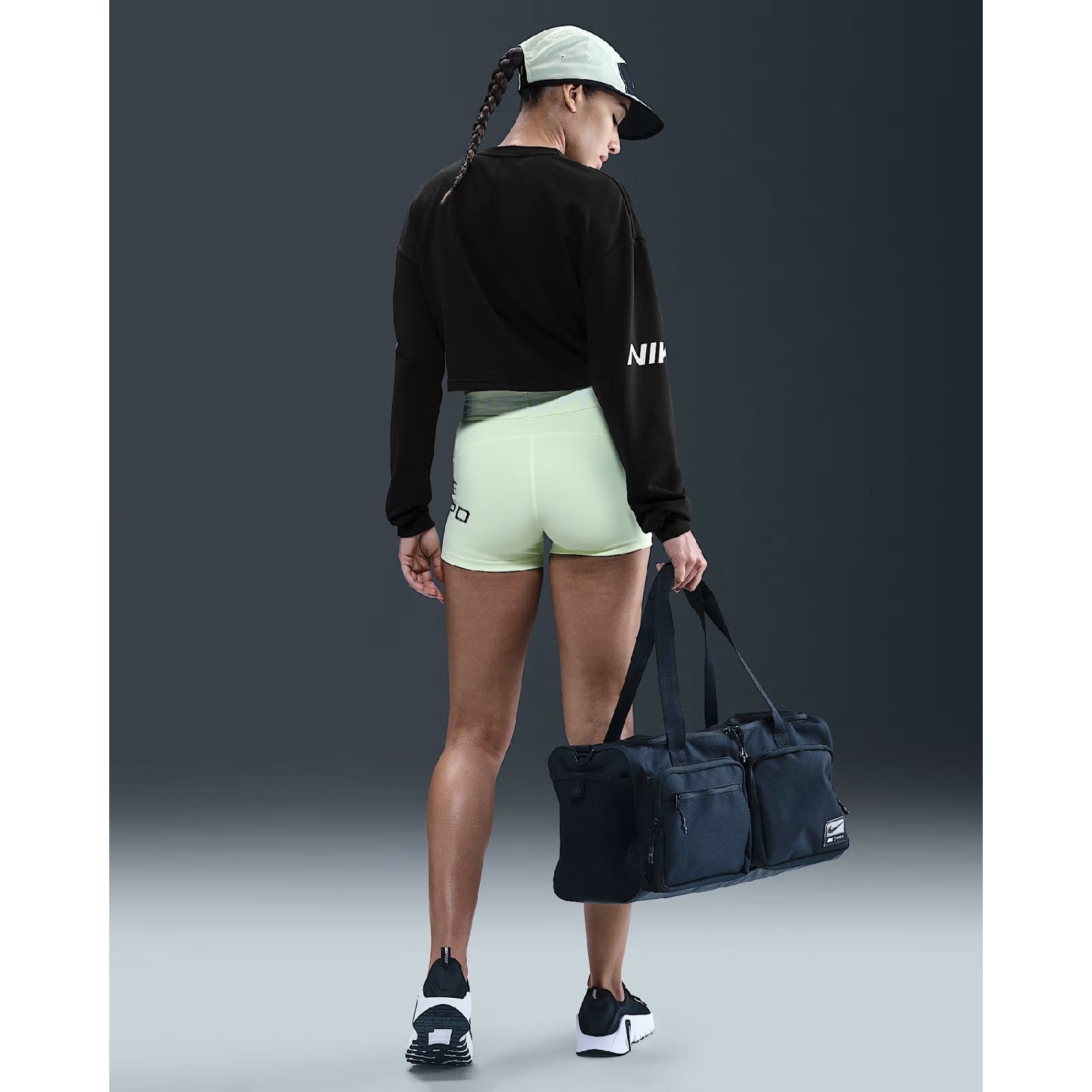 Nike FELPA GIRO NIKE PRO Black