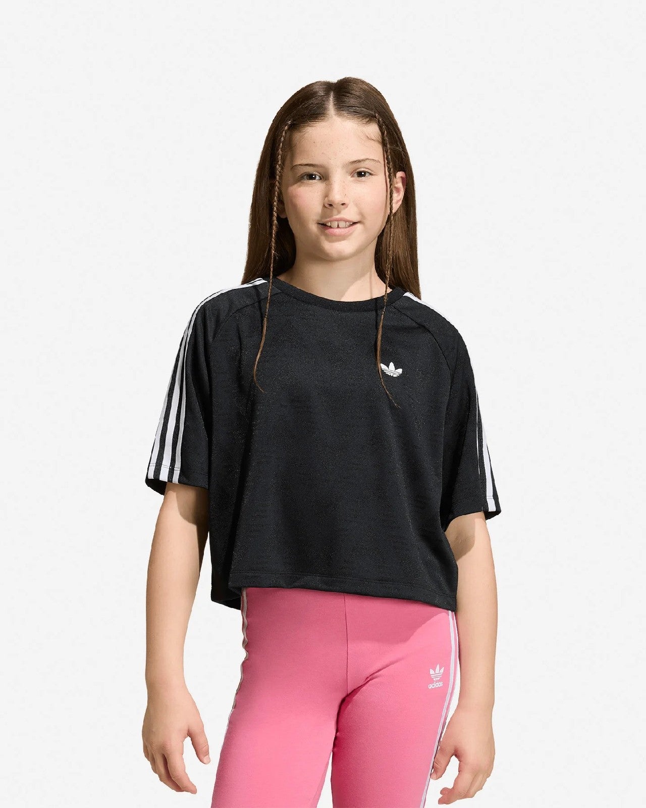 Adidas T SHIRT CROP Black