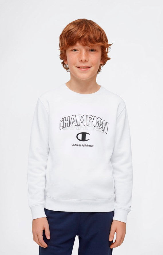 Champion COMPLETO COTONE GARZATO White