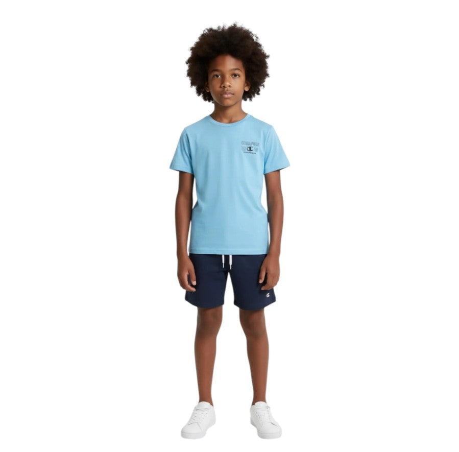 Champion COMPETO COTONE KIDS CELESTE