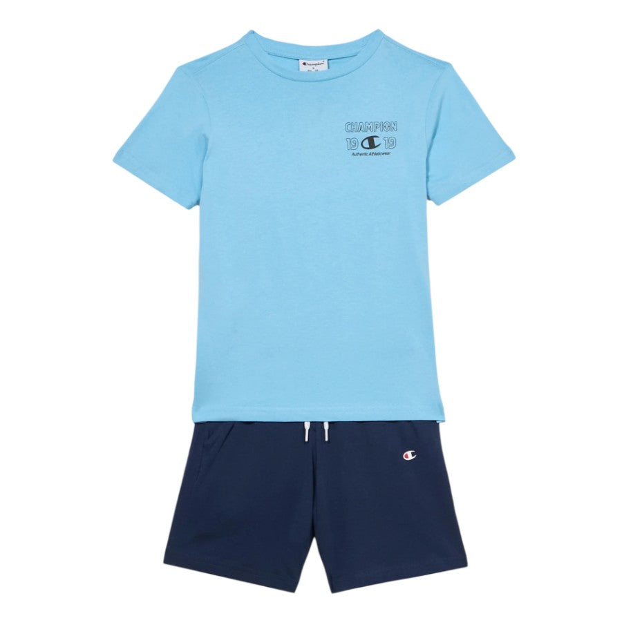 Champion COMPETO COTONE KIDS CELESTE