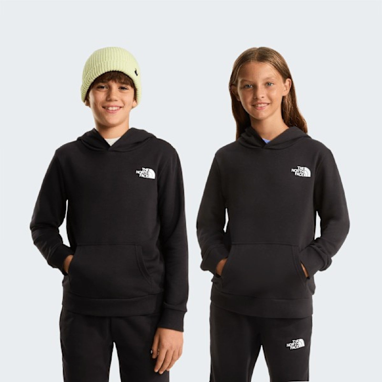 The North Face FELPA CAPPUCCIO KIDS Black