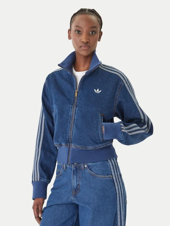 Adidas GIACCA FELPA JEANS DONNA Blue