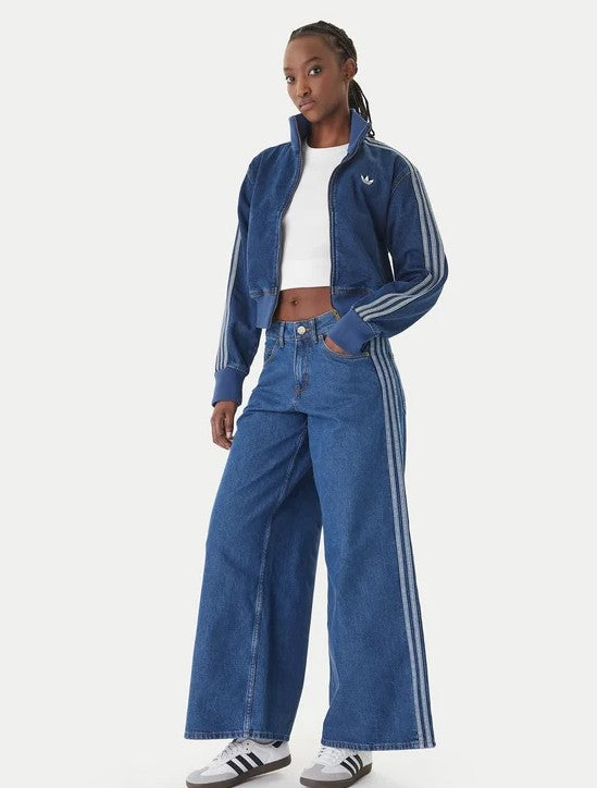 Adidas GIACCA FELPA JEANS DONNA Blue