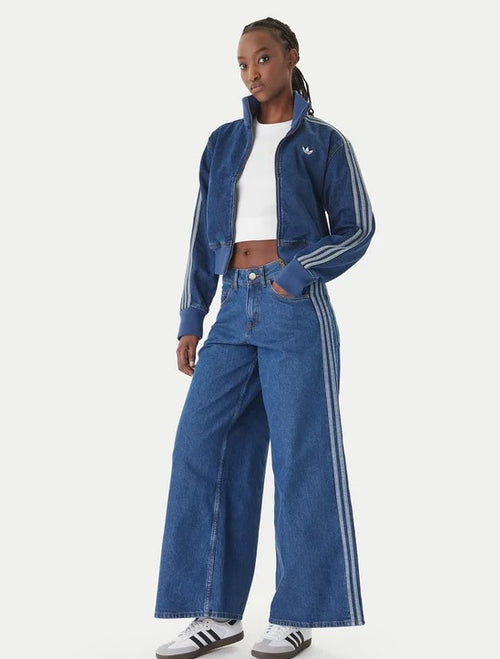 Adidas GIACCA FELPA JEANS DONNA Blue