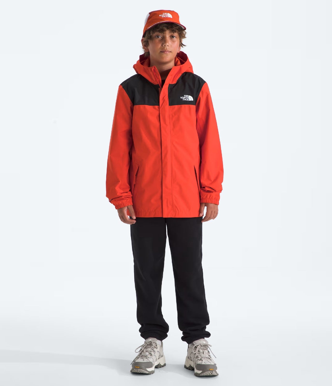 The North Face GIACCA A VENTO KIDS orange