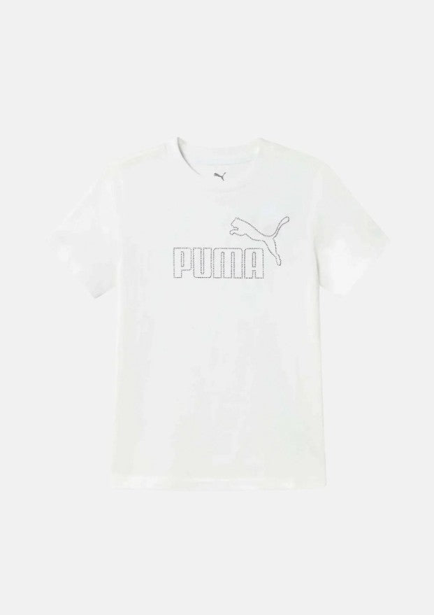 Puma T SHIRT KIDS STRASS White