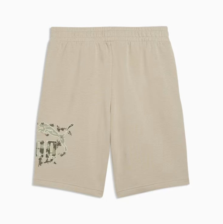 Puma CAMO SHORTS PEBBLE GRAY Beige
