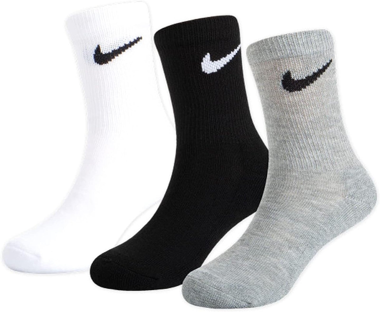 Nike tris bianco grigio nero tibia White