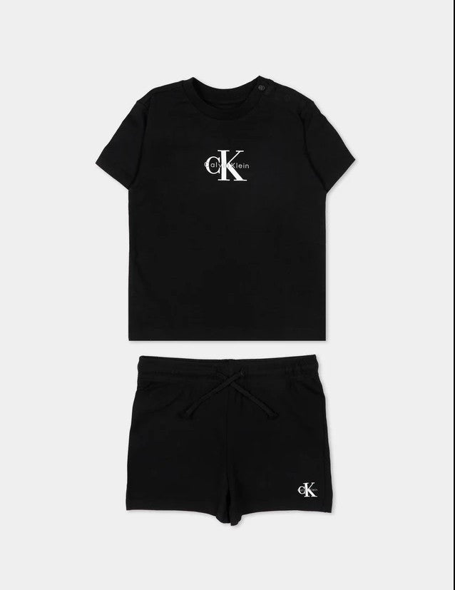 CALVINKLEIN SHORT SET Black