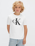 CALVINKLEIN LOGO T SHIRT White