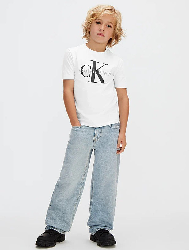 CALVINKLEIN LOGO T SHIRT White