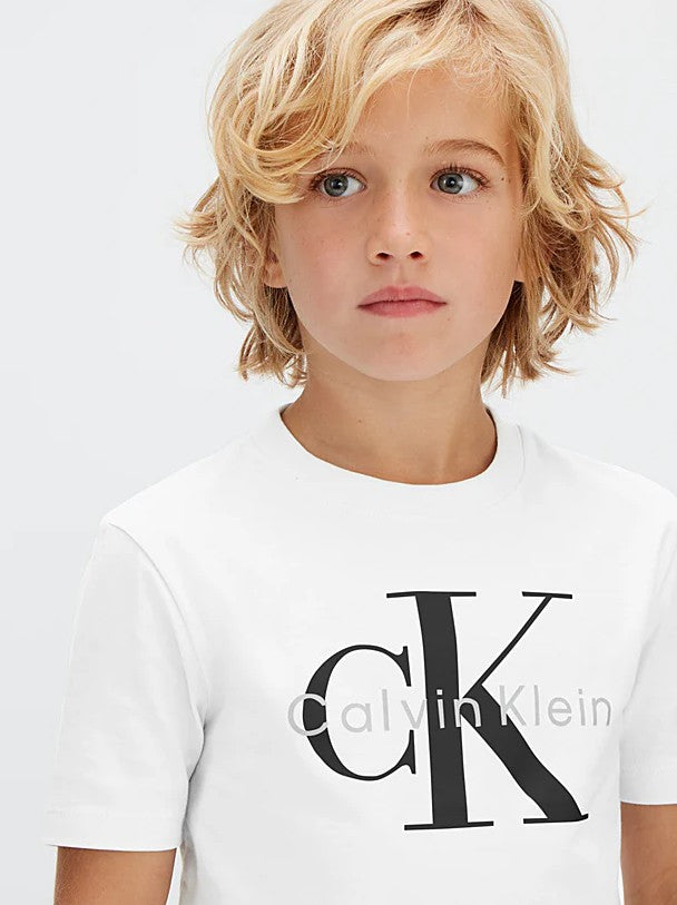 CALVINKLEIN LOGO T SHIRT White