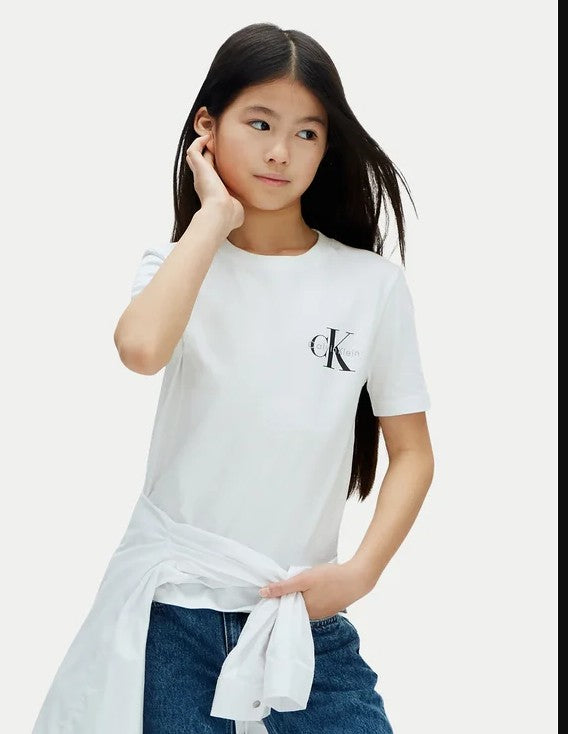 CALVINKLEIN LOGO T SHIRT White