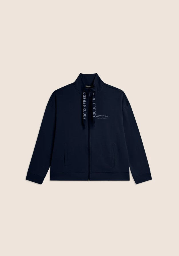 Freddy FULL ZIP SWEATSHIRT Black