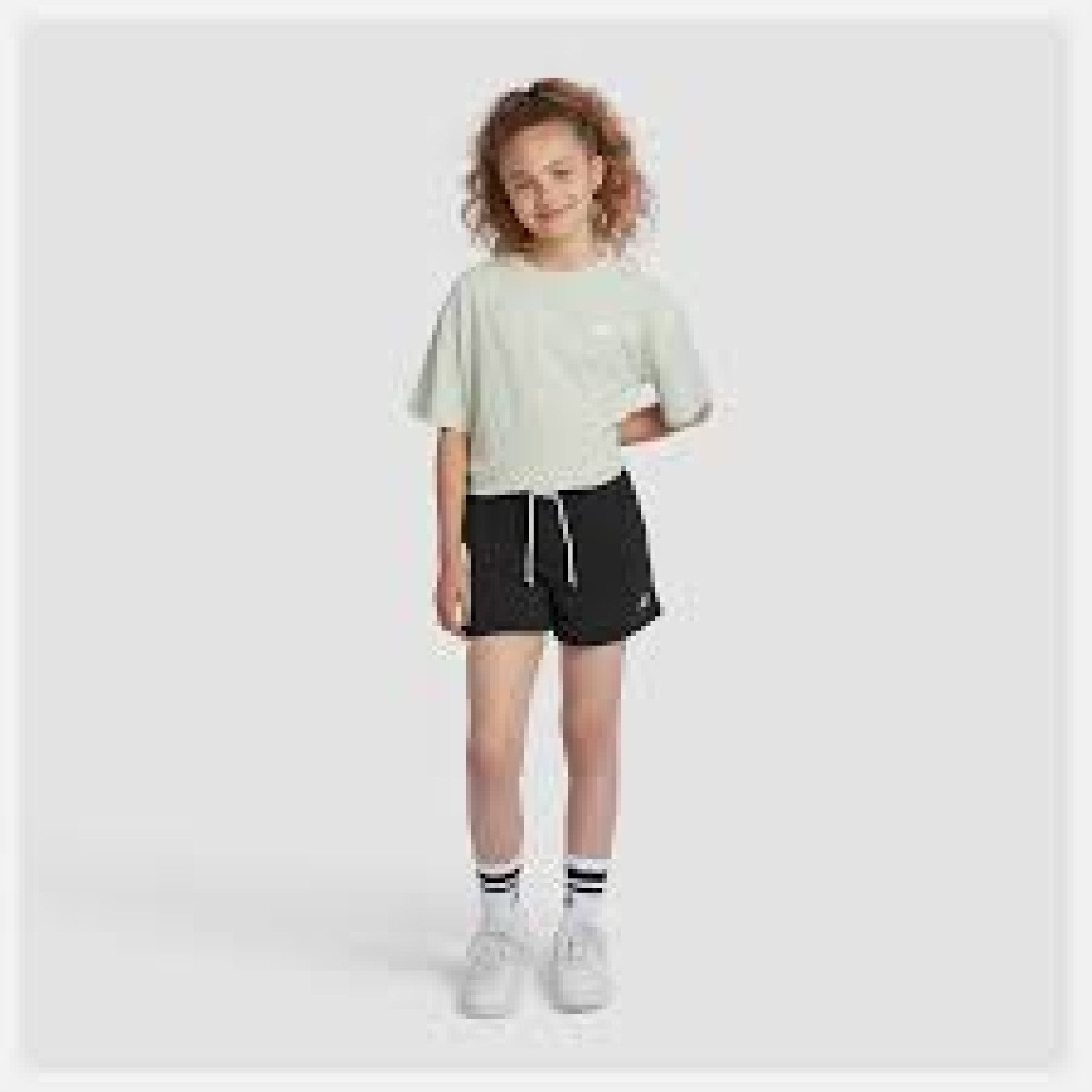NEWBALANCE SHORT KIDS Black