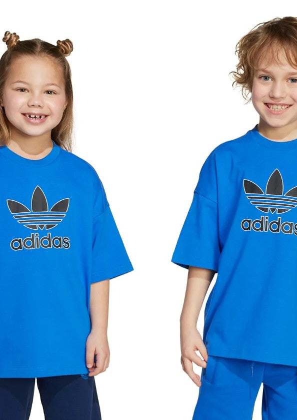Adidas T SHIRT WIFFLE CELESTE