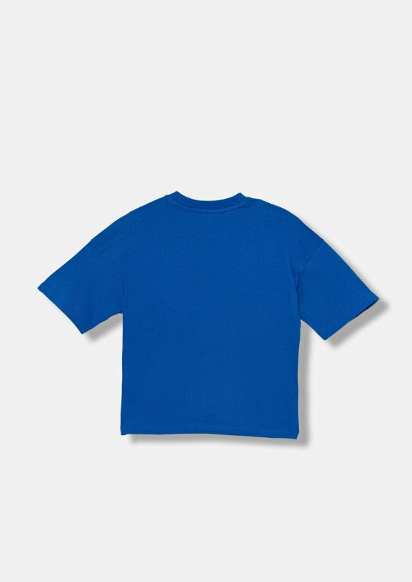 Adidas T SHIRT WIFFLE CELESTE