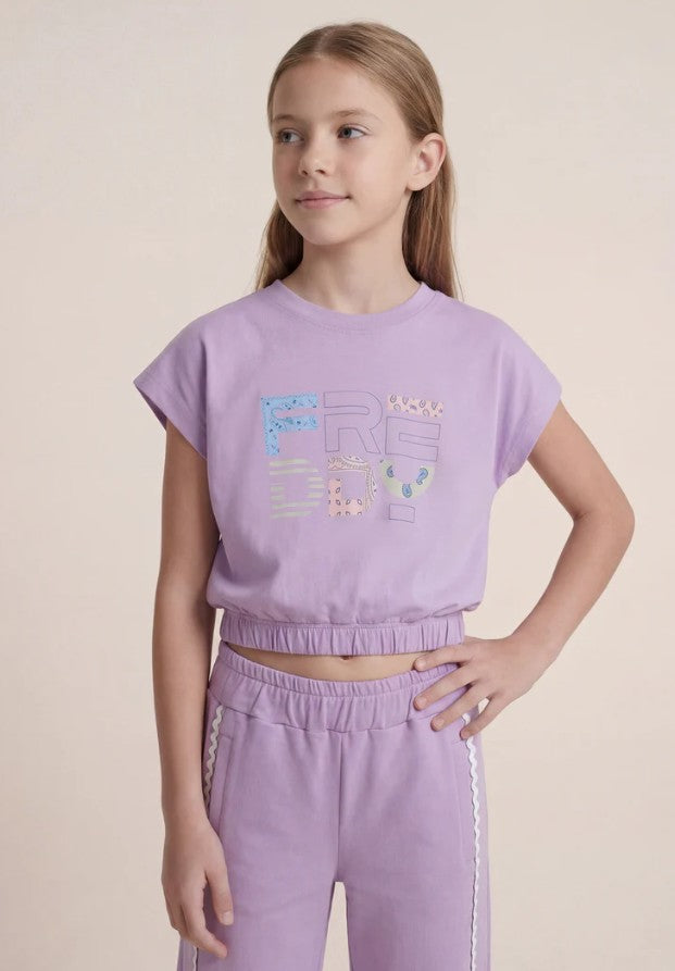 Freddy T SHIRT KIDS LILLA