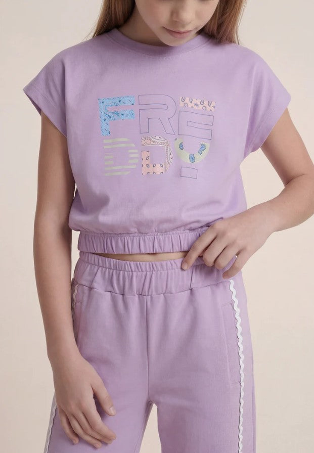 Freddy T SHIRT KIDS LILLA