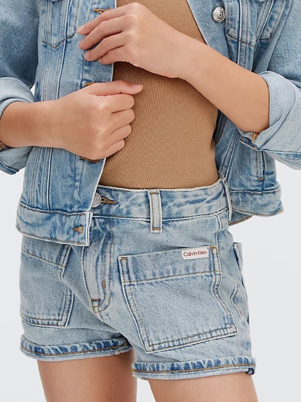 CALVINKLEIN SHORT JEANS Blue