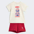 Adidas completo besg e rosso Beige