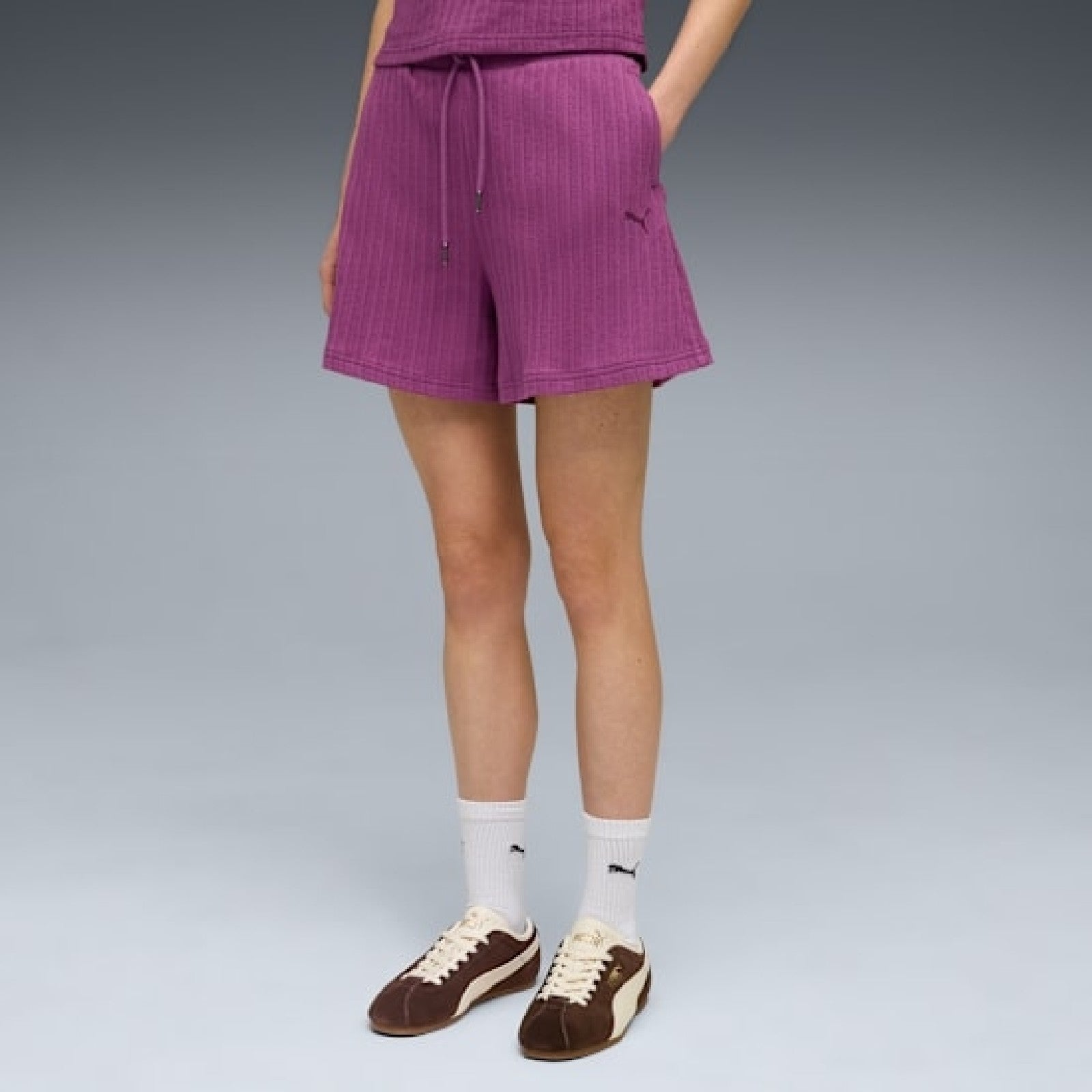 Puma SHORT DONNA PRUGNA VIOLET
