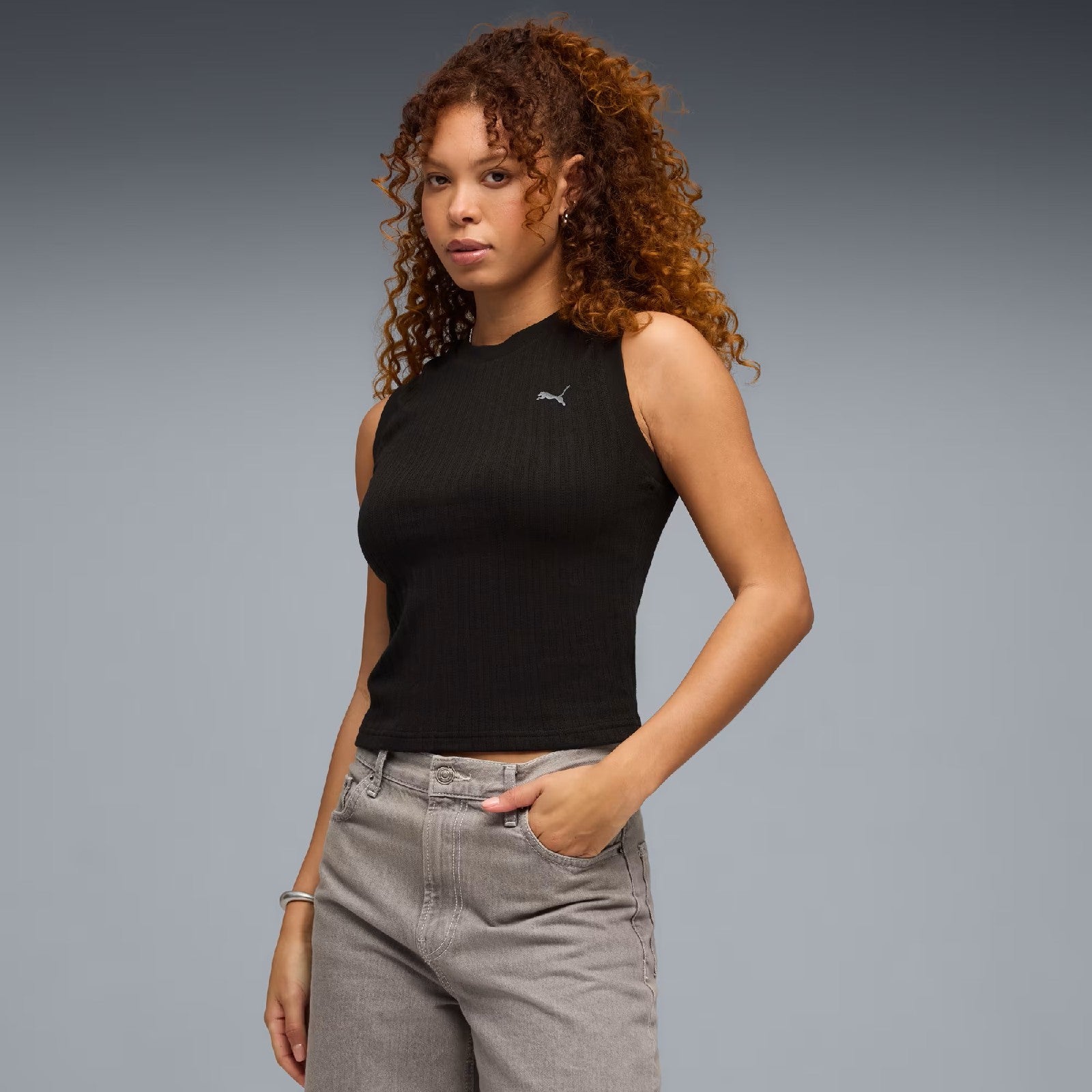 Puma CANOTTA DONNA Black