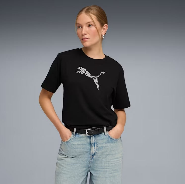 Puma t-shirt donna nera Black