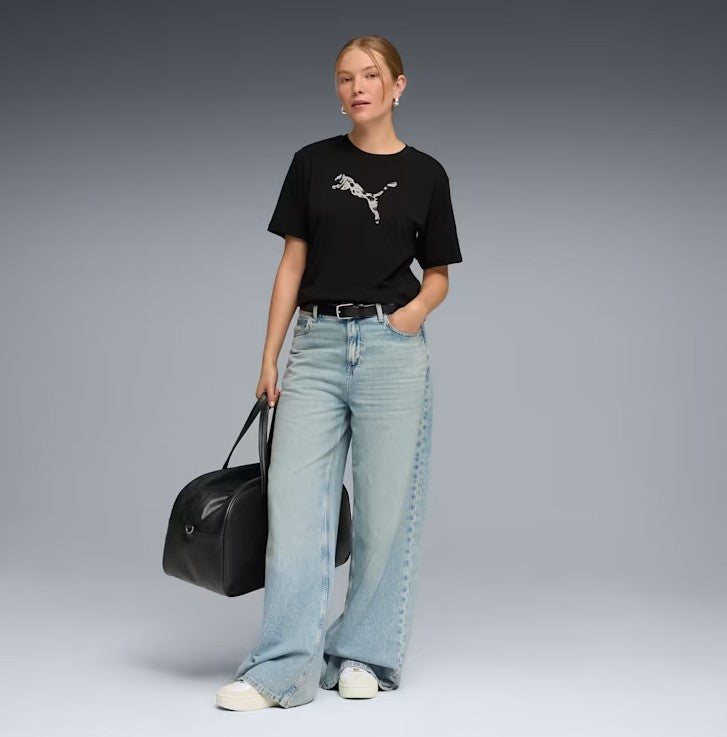 Puma t-shirt donna nera Black