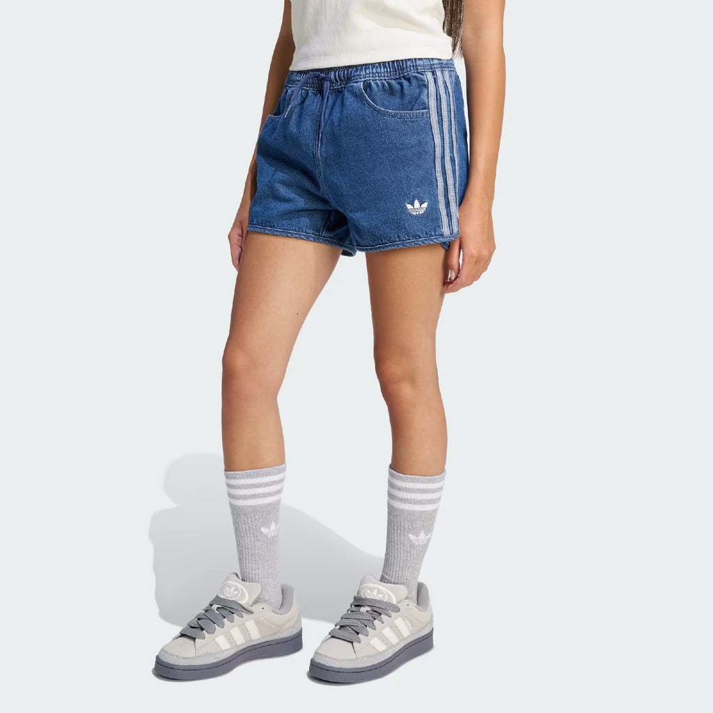 Adidas SHORT JEANS Blue