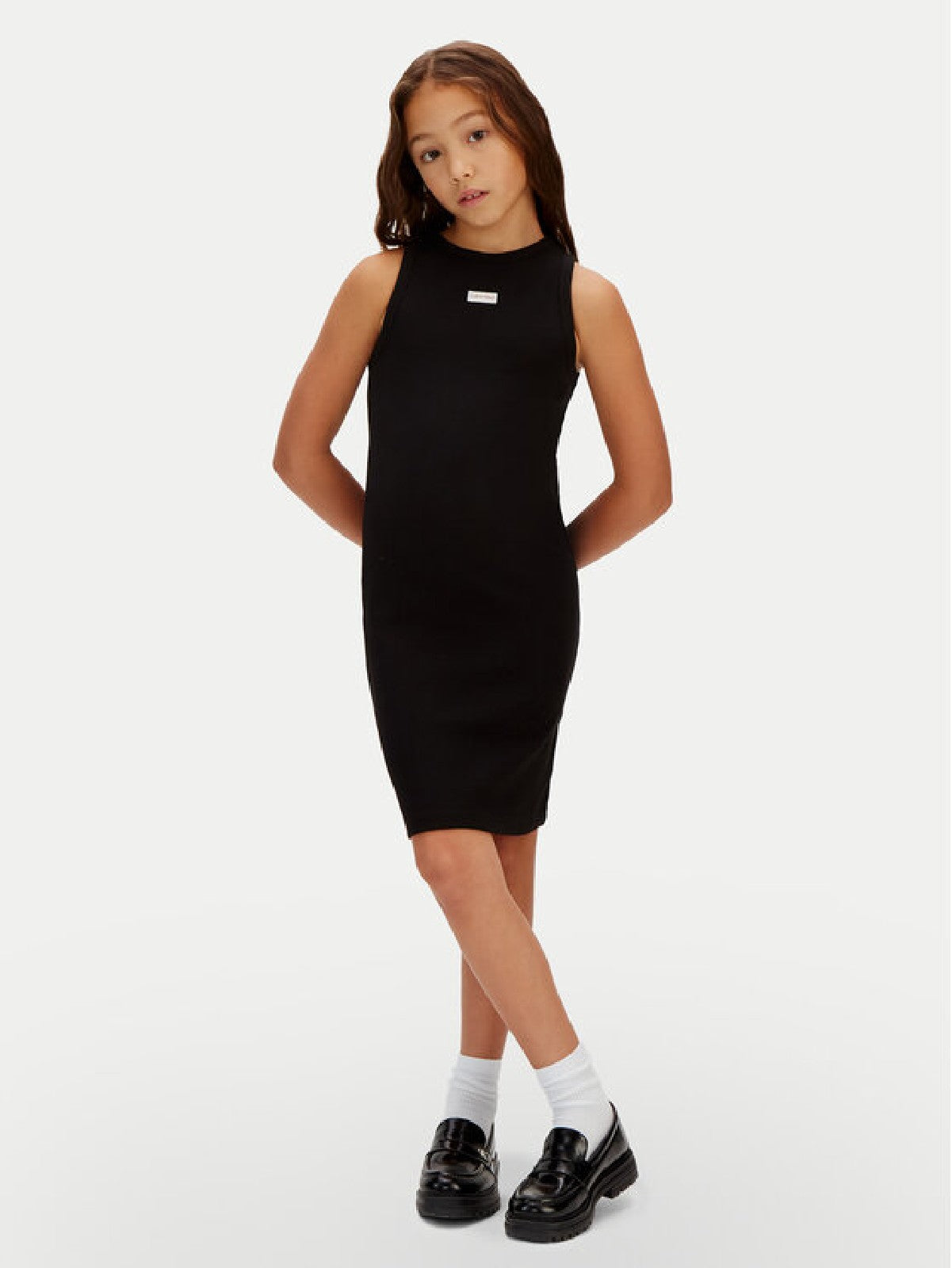 CALVINKLEIN VESTITO A COSTINE Black