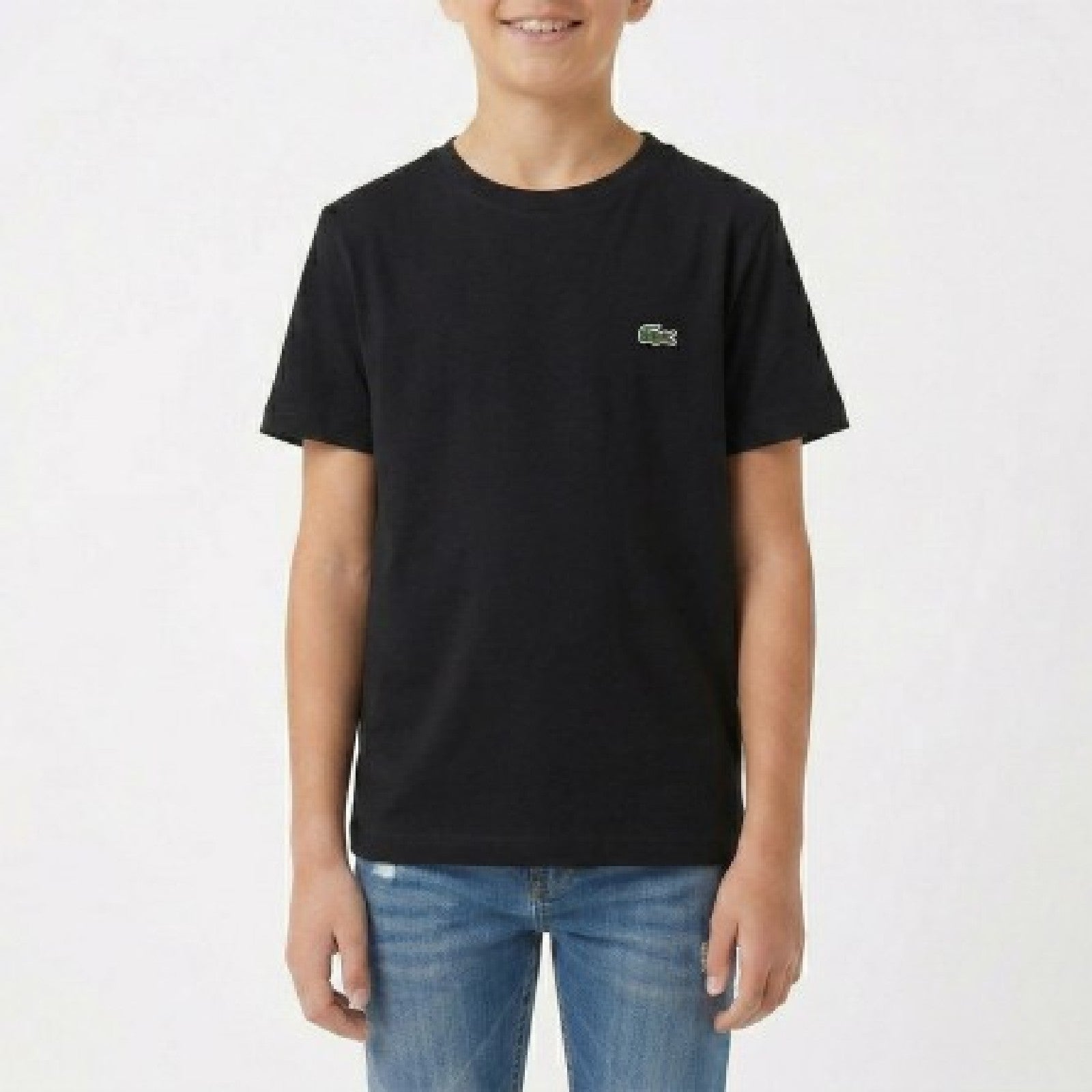 Lacoste T SHIRT COTONE 100% Black