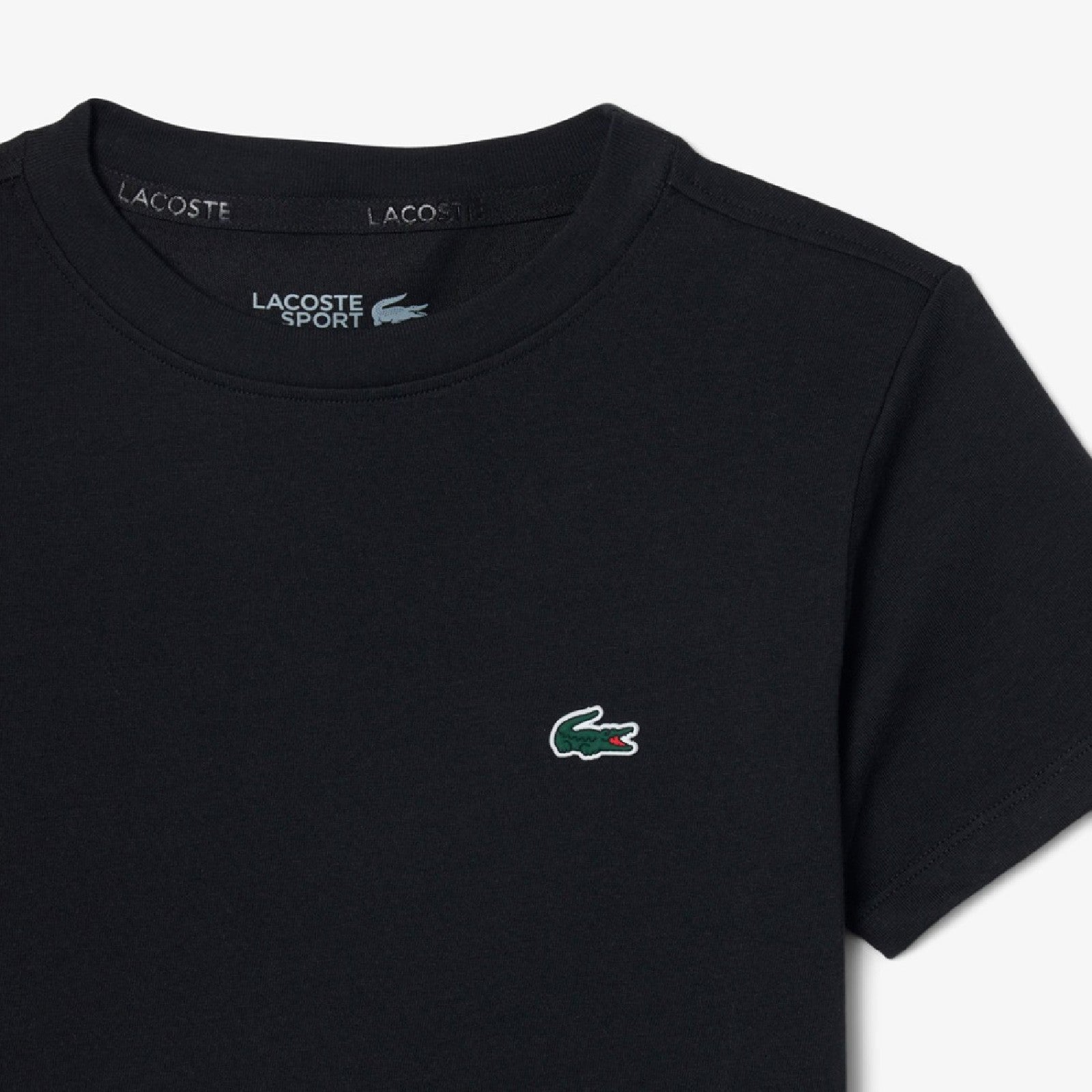 Lacoste T SHIRT COTONE 100% Black