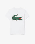 Lacoste T SHIRT KIDS BOX LOGO White