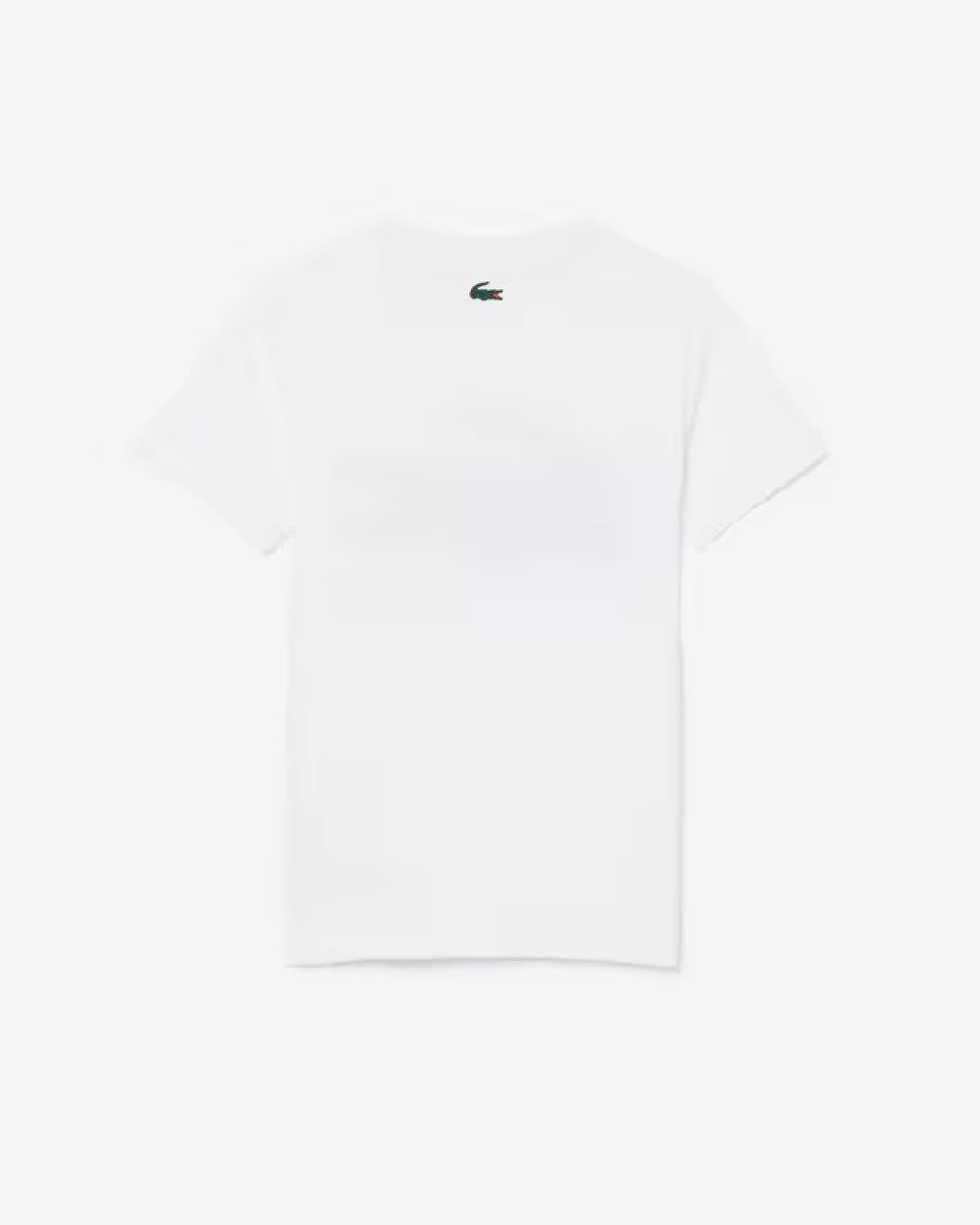 Lacoste T SHIRT KIDS BOX LOGO White