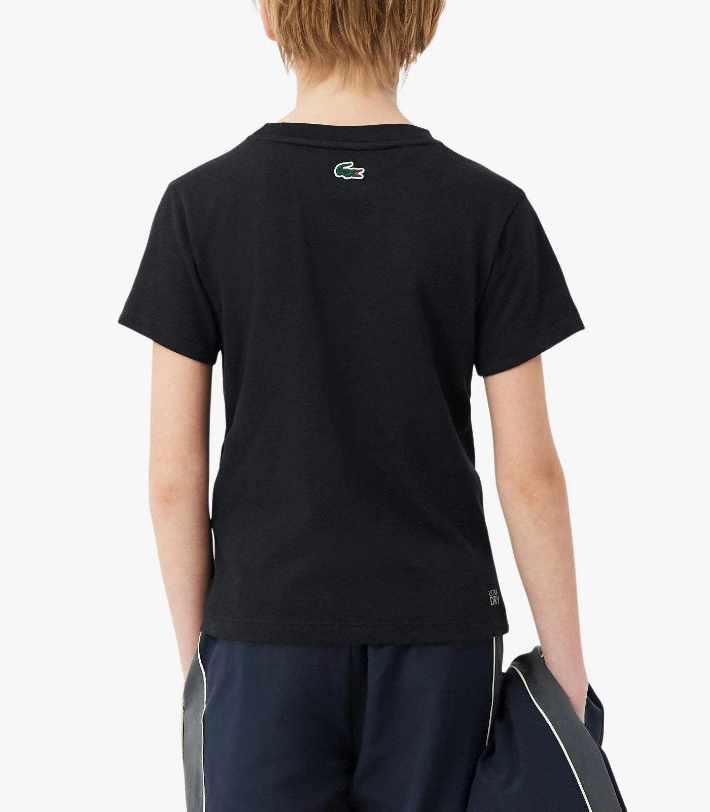 Lacoste T SHIRT BOX LOGO Black
