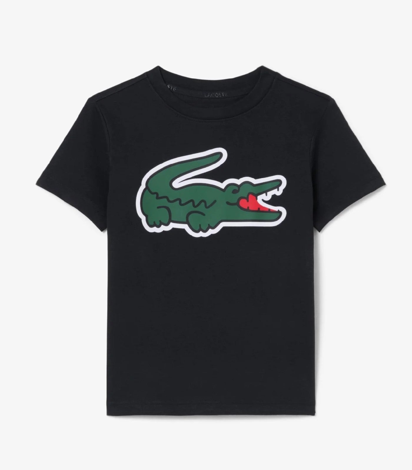 Lacoste T SHIRT BOX LOGO Black