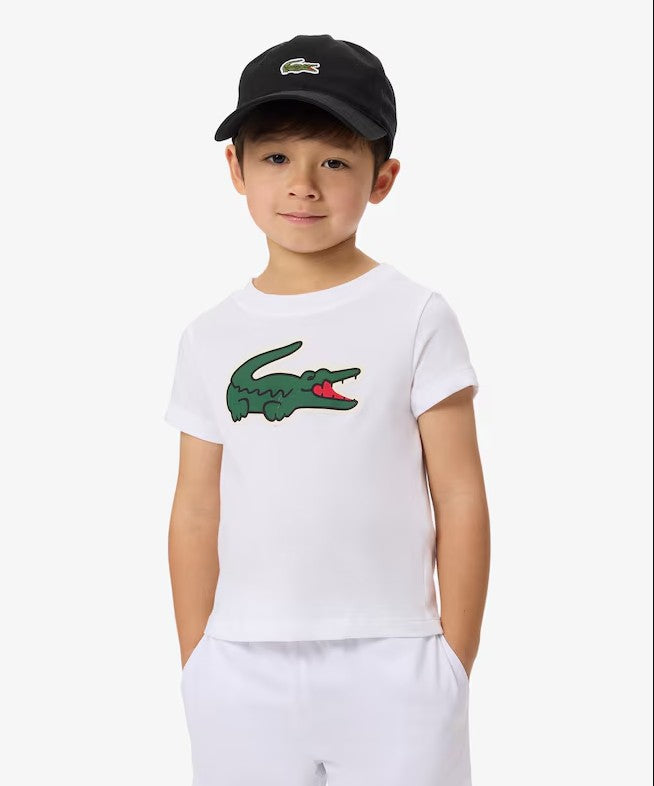 Lacoste T SHIRT BOX LOGO White