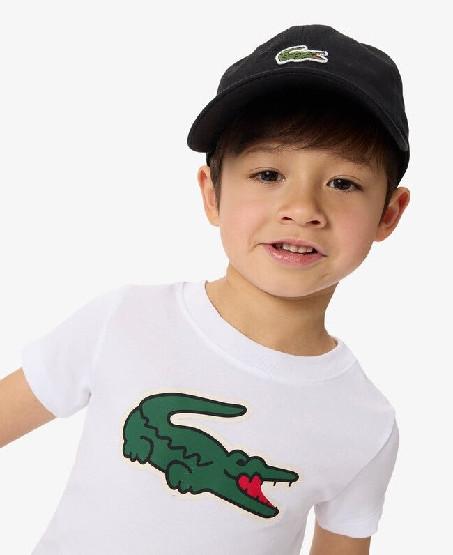 Lacoste T SHIRT BOX LOGO White
