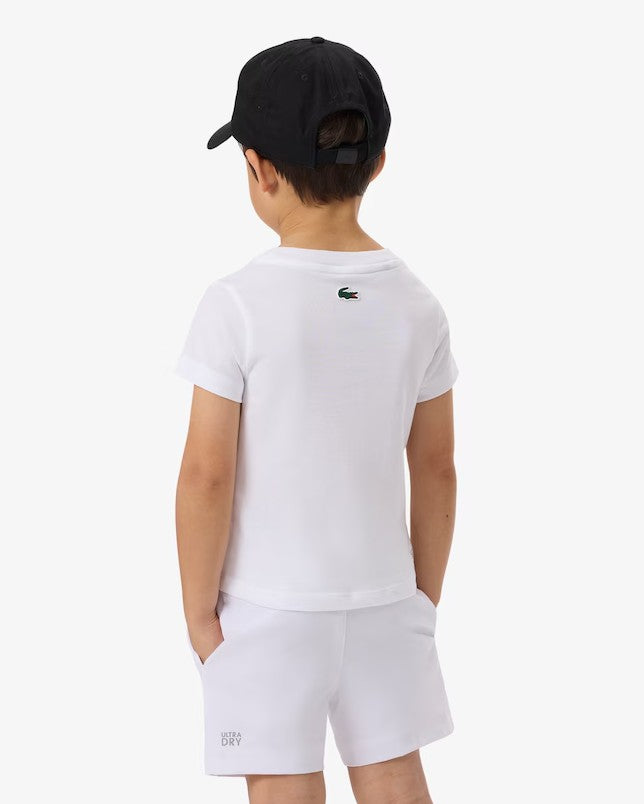 Lacoste T SHIRT BOX LOGO White