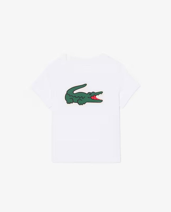 Lacoste T SHIRT BOX LOGO White
