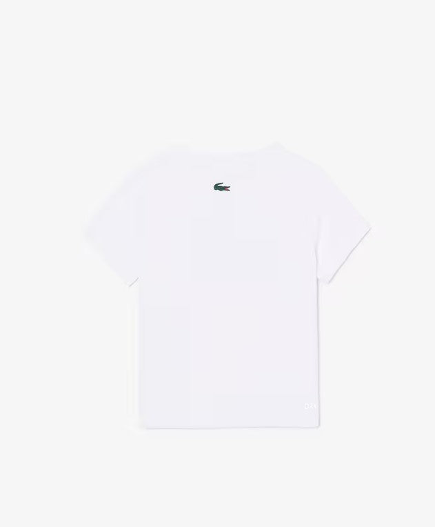 Lacoste T SHIRT BOX LOGO White