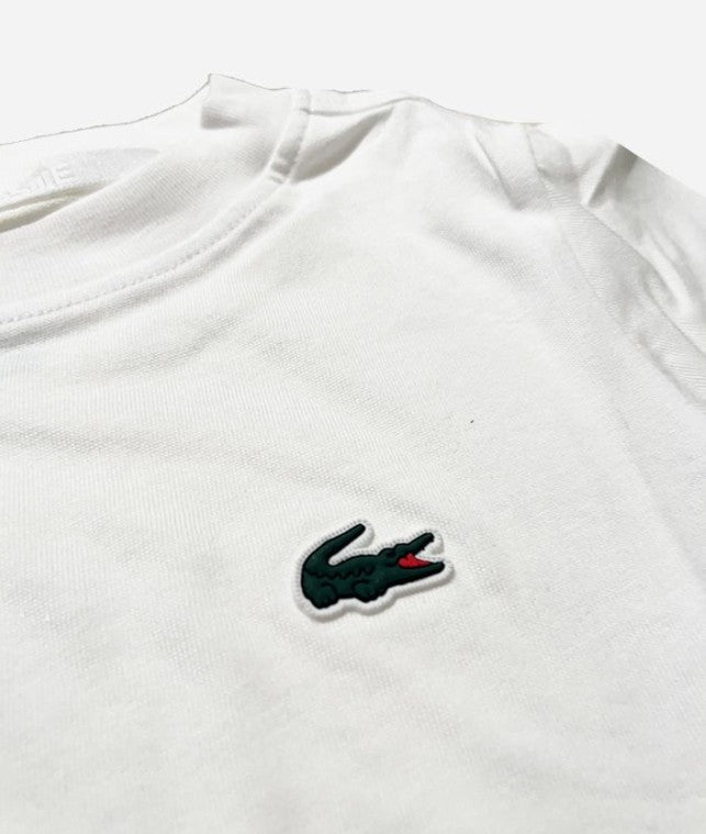 Lacoste T SHIRT KIDS COTONE White